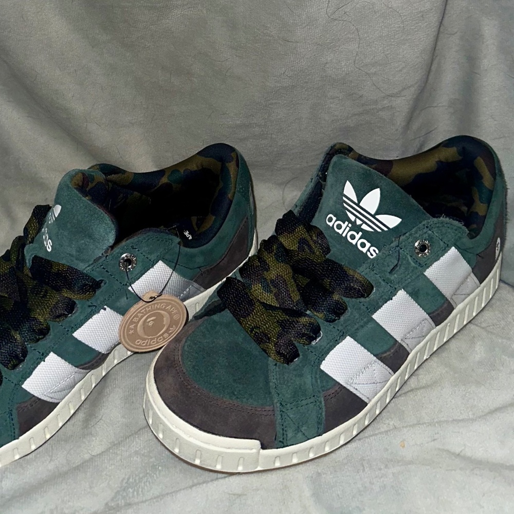 Rare Adidas X Bapes Low Top Sneakers